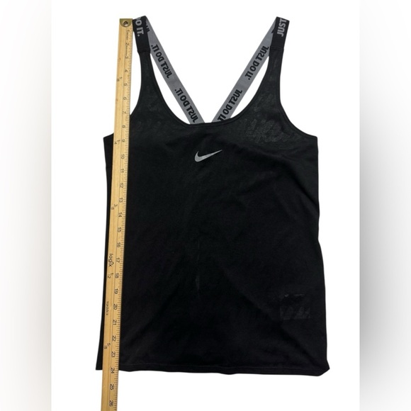 Women’s Nike Swim Poly Core Solids Fast Back Tank in Black Cover up Top S Small - Picture 14 of 16